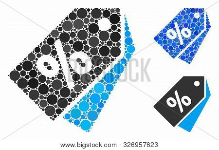 Discount Coupons Mosaic Of Round Dots In Different Sizes And Color Tints, Based On Discount Coupons 