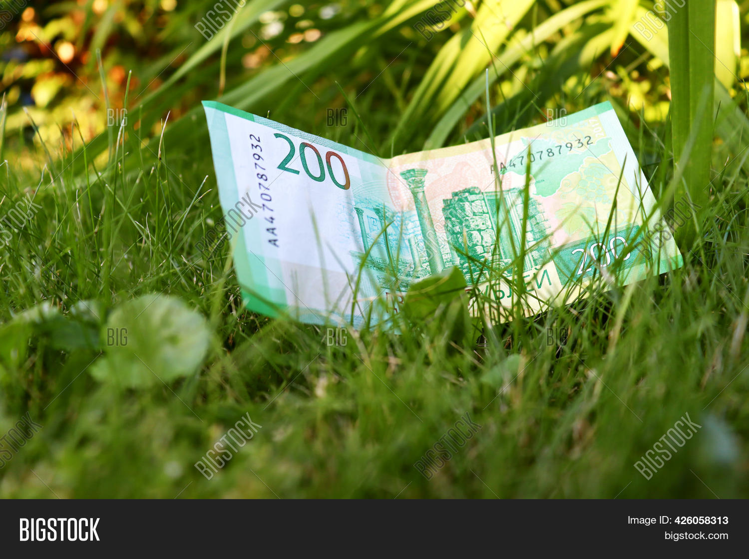 Green Money On Green Image & Photo (Free Trial) Bigstock