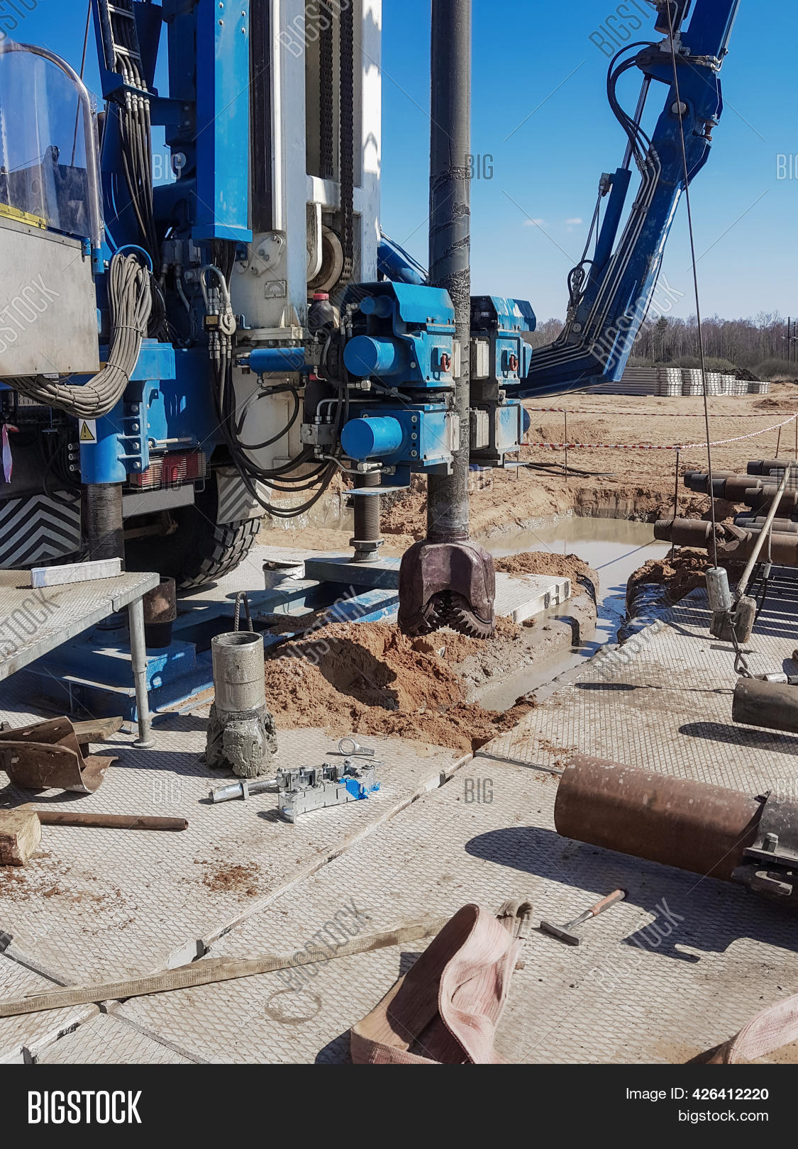 Preparing Drilling Rig Image & Photo (Free Trial) Bigstock