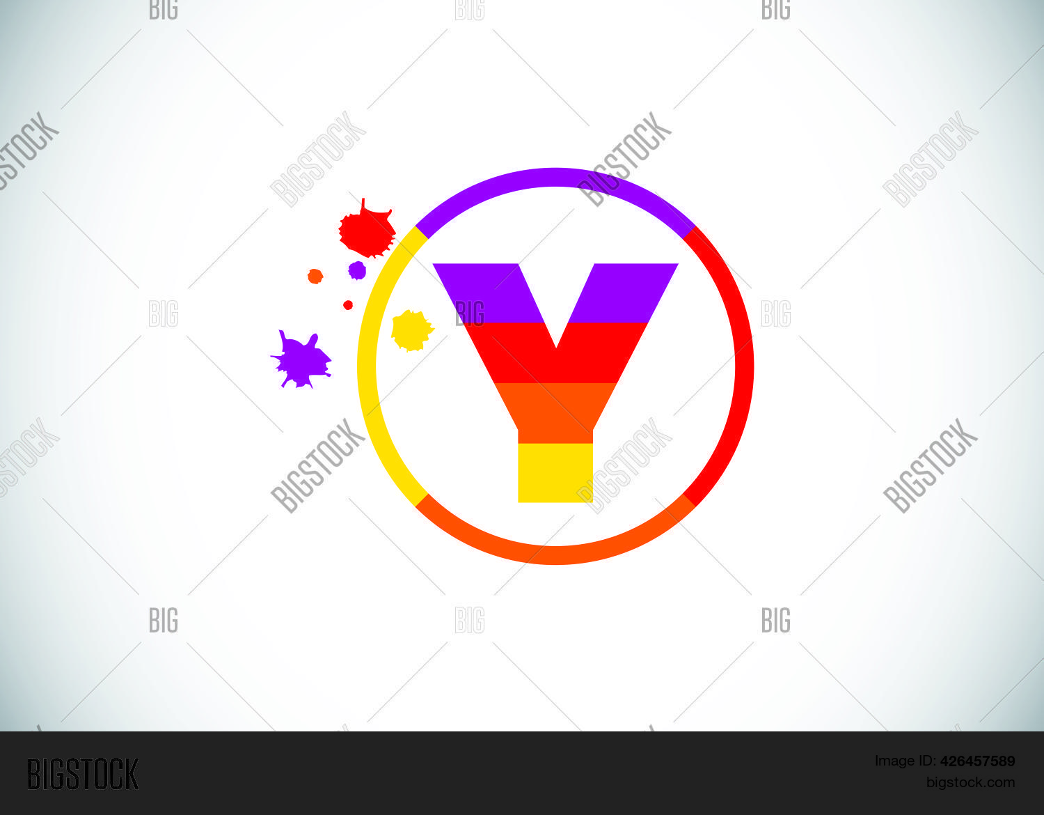 Initial Y Monogram Vector & Photo (Free Trial) | Bigstock