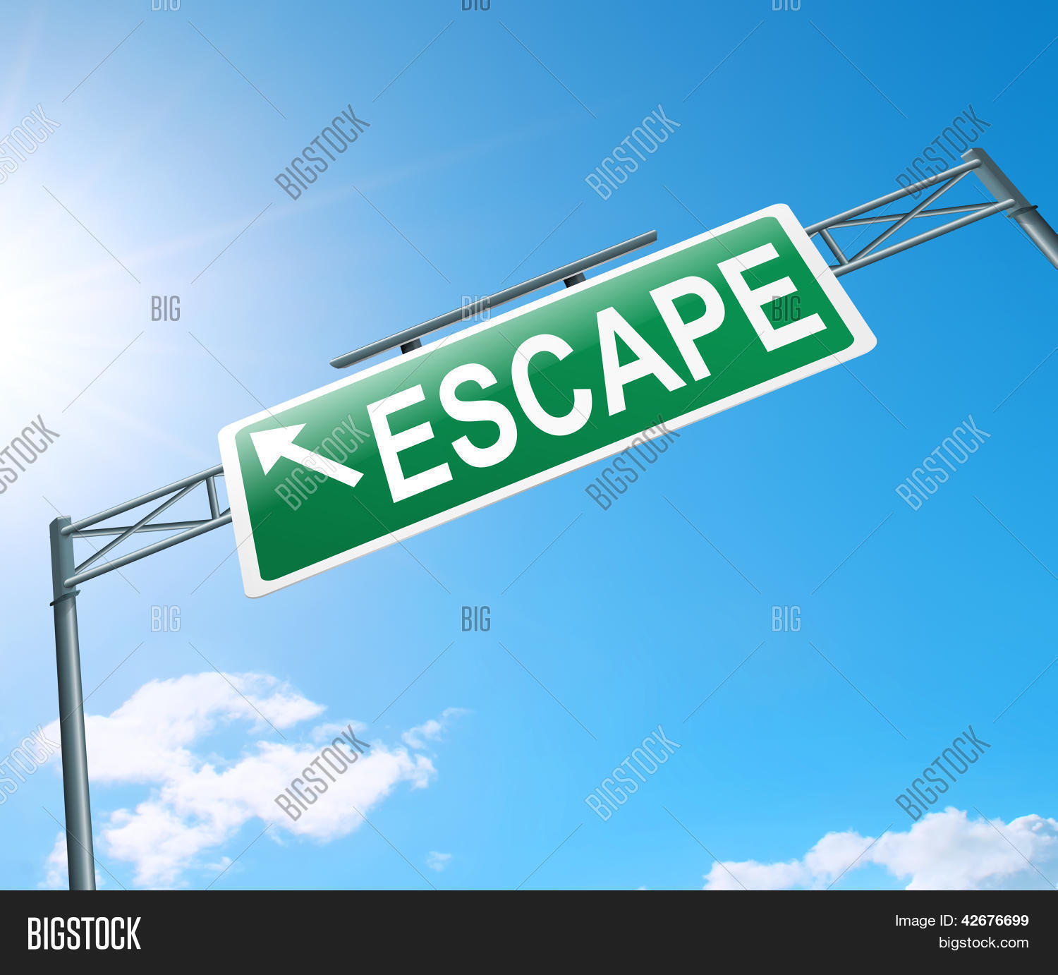 Escape Sign Image & Photo (Free Trial) Bigstock