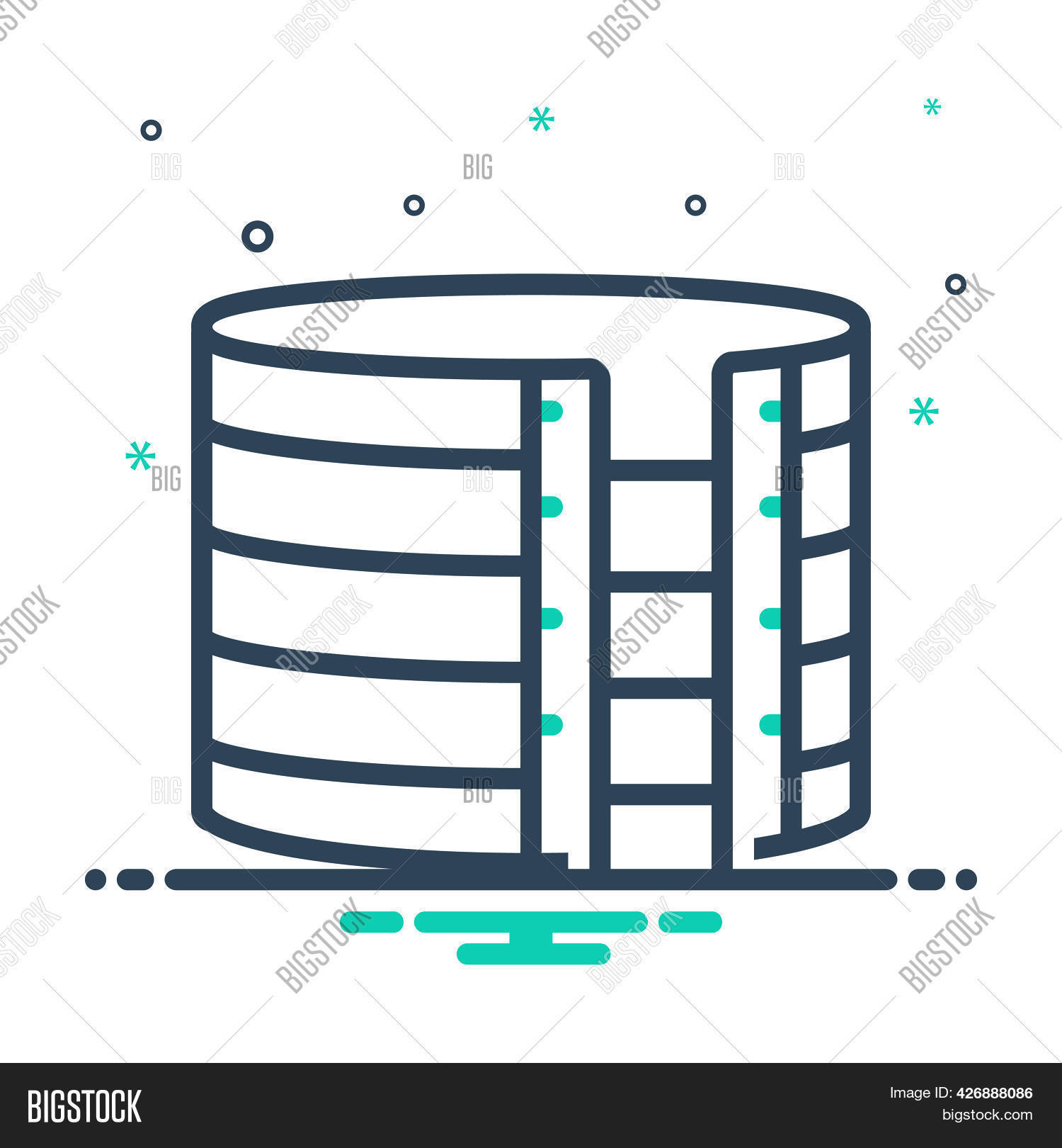 Container Mixing Icon Mix Icon Storage-tank Image & Photo (Free Trial) | Bigstock