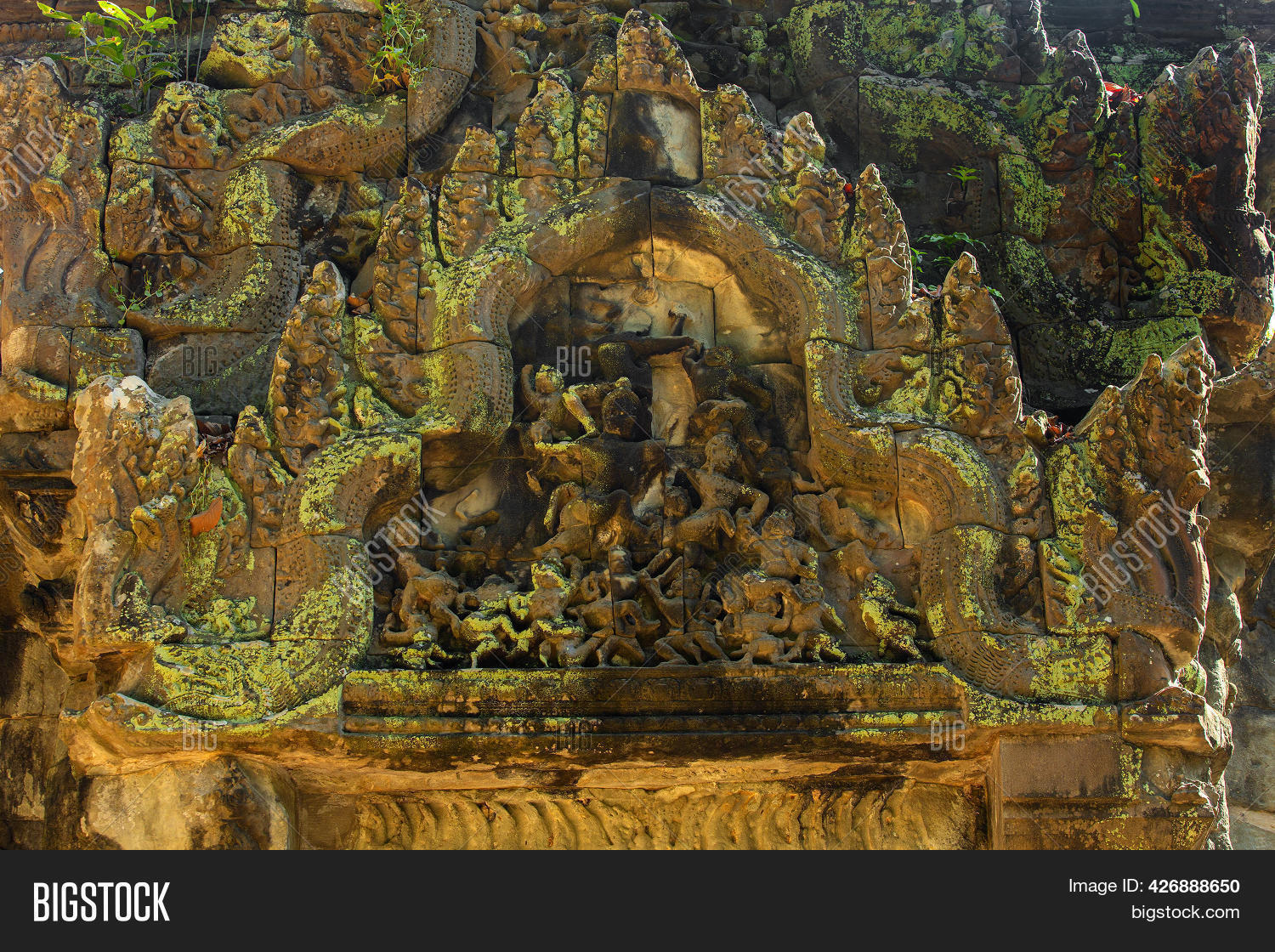Angkor Pattern Engraved Pattern Image & Photo (Free Trial) | Bigstock