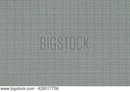 The Texture Of The Fabric Made Of Cotton With A Pattern.