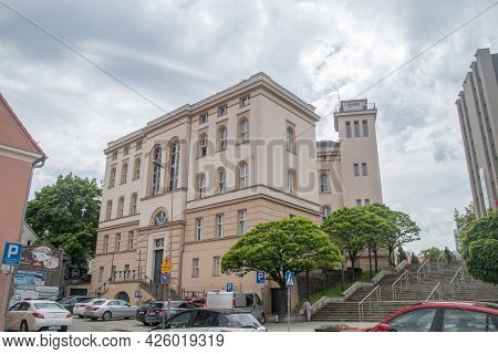 Zielona Gora, Poland - June 1, 2021: District Court.