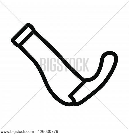 Bike Grips Icon. Bold Outline Design With Editable Stroke Width. Vector Illustration.