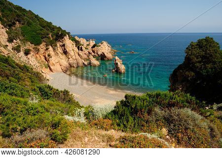 View Of Cala Tinnari Beach, Trinità D\'agultu