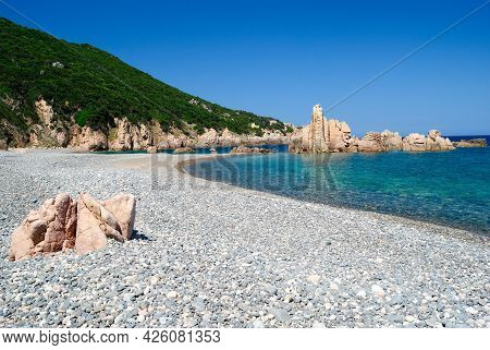 View Of Cala Tinnari Beach, Trinità D\'agultu