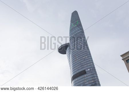 Ho Chi Minh, Vietnam - Oct 18, 2019 : View Of Modern High-rise Buildings Bitexco Financial Tower In 