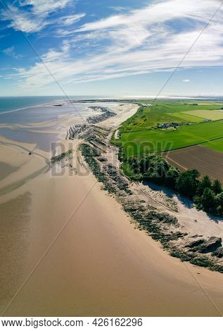 Powillimount beach coastline in Dumfries and Galloway, South West Scotland