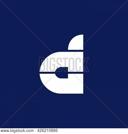 Simple And Modern Initials D Logo Design