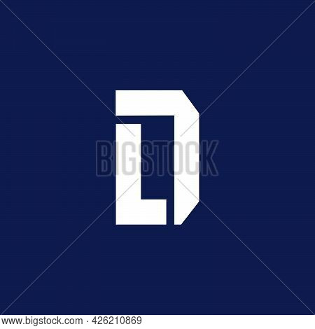 Simple And Modern Initials D Logo Design