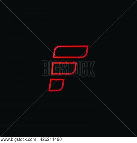 The Initials F Logo Is Simple, Modern Dan Elegant.