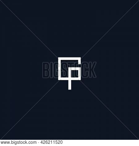 The Initials Gp Logo Is Futuristic And Modern34