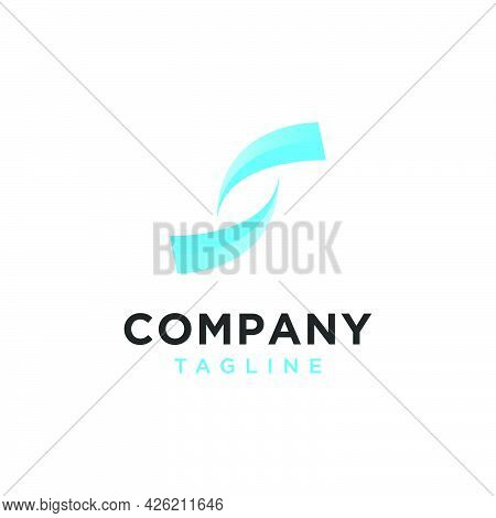 The Initials S Logo Is Simple And Modern