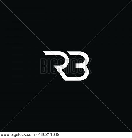The Initials R And B Logo Is Simple And Modern