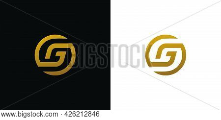 Modern And Sophisticated Gs Initials Logo Design 2