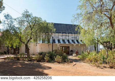 Matjiesfontein, South Africa - April 20, 2021: The Transport Museum In Matjiesfontein In The Western