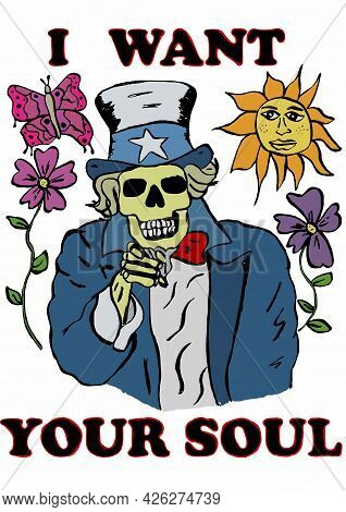 I Want Your Soul Poster With Uncle Sam