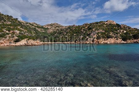 Cala Brigantina Beach, Little Cove In Caprera Island, Sardinia