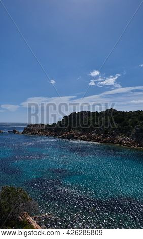 Cala Brigantina Beach, Little Cove In Caprera Island, Sardinia