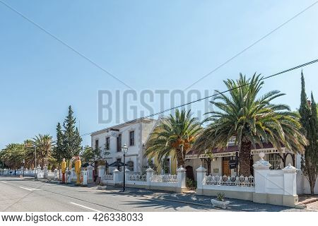 Matjiesfontein, South Africa - April 20, 2021: A Street Scene In The Historic Victorian Village Of M