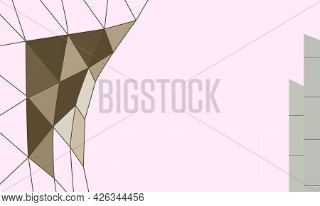 Abstract Triangle Background. Triangle Modern Wallpaper. Vector Illustrations