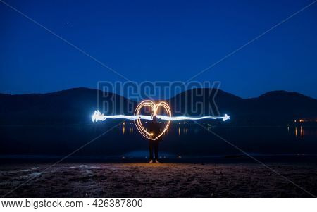 Volga river channel, Mastryukovskie lakes, Russia, Samara, Samara region. Summer Outdoors