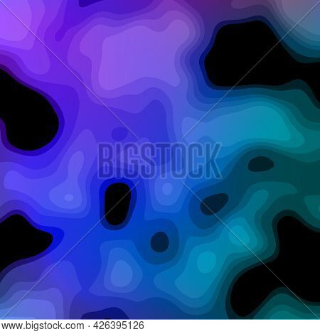 Modern Abstract Colorful Background Similar To The Image Of A Thermal Imager, Scanner, Tomograph, Et