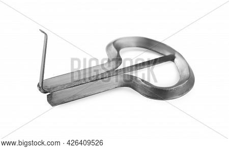 Vargan Isolated On White. Lamellophone Musical Instrument