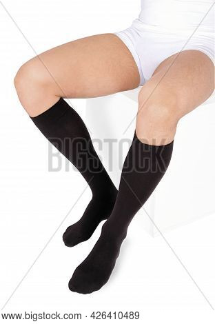 Closed Toe Calves. Compression Hosiery. Medical Stockings, Tights, Socks, Calves And Sleeves For Var