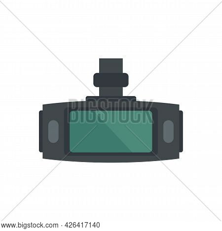 Dvr Tft Screen Icon. Flat Illustration Of Dvr Tft Screen Vector Icon Isolated On White Background