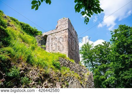 Kumburk Castle Ruins Near Nova Paka, Czech Republic