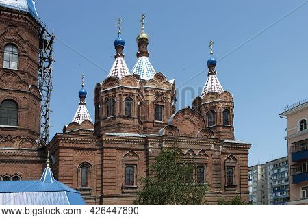 Yelets, Lipetsk Region, Russia , Temple Of The Yeletsky Icon Of The Mother Of God. Located In The Ar