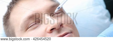 Man Is Given Rejuvenating Injection In His Face