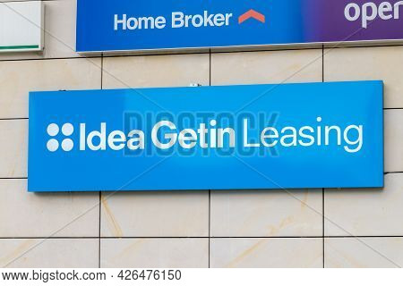 Zielona Gora, Poland - June 1, 2021: Logo And Sign Of Idea Getin Leasing.