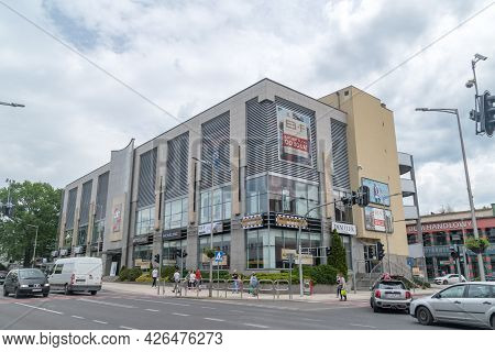 Zielona Gora, Poland - June 1, 2021: Galeria Grafitt Shopping Mall.