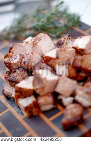 Grilled Beef Steaks With . High Quality Photo