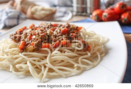 Spaghetti bolognese