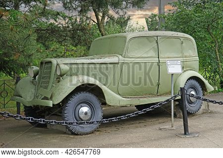 Sevastopol, Crimea-june 15, 2014: Landscape With Military Equipment On Sapun Mountain