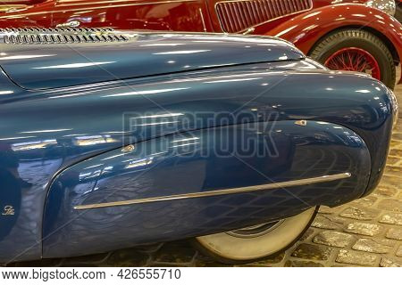 Rare Retro Automobile Of The Past Century In The Vehicle Museum