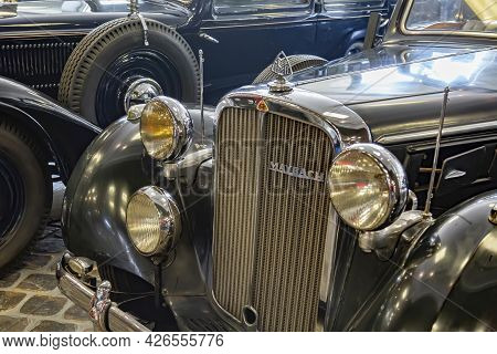 Rare Retro Automobile Of The Past Century In The Vehicle Museum
