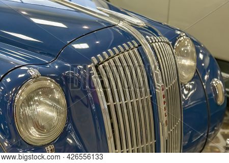 Rare Retro Automobile Of The Past Century In The Vehicle Museum