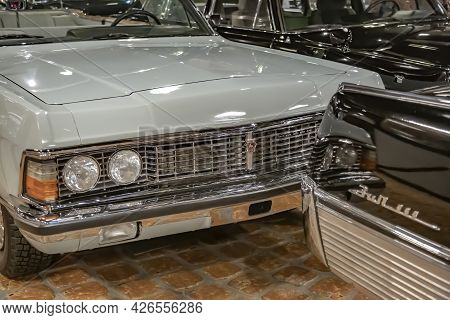 Rare Retro Automobile Of The Past Century In The Vehicle Museum