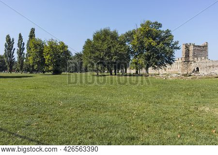 Ruins Of Smederevo Fortress In Town Of Smederevo, Serbia