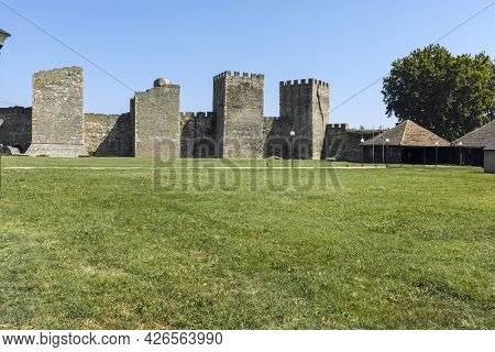 Ruins Of Smederevo Fortress In Town Of Smederevo, Serbia