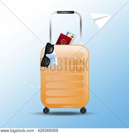 Travel Concept. Business Concept. Covid Corona Virus Concept. Vector Illustration. Stock Image.