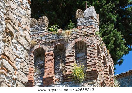 Kasteel van Montebello. Emilia-Romagna. Italië.