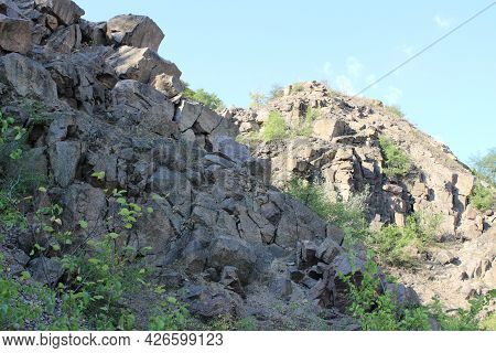 Rocks And Mountains.huge Rocks And Trees Nature Reserve.