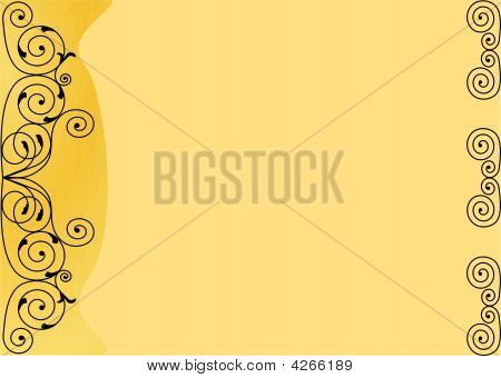 Golden filigraani tausta